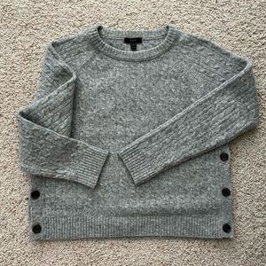 J Crew sweater with button detail size large